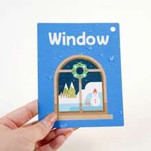50pcs English Flashcards, Learn Colors, Shapes, Numbers, Body Parts, Fruits, Animals, Words And Things, Montessori Early Education Teaching Aid Tools For Toddlers - Multicolor - View 8