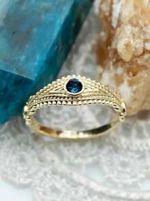 18K Gold Plated Women's Ring, French Style Ring, Women's Luxury Gift Jewelry - Gold - View 8