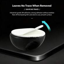 Self Adhesive Silicone Cable Holder Clips, No Residue Desk Cord Organizer, Universal Wire Keeper For USB Earphone Mouse - A - View 2