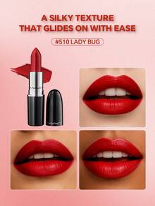 MAC LUSTREGLASS LIPSTICK-#510 LADY BUG -NET WT. 0.10-0Z/3g - #510 LADY BUG-3g - View 5