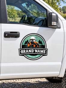 Custom Car Magnetic Signs, Personalized Vehicle Magnetic Decals With Logo & Text, Suitable For Cars, Trucks & Commercial Advertising - Multicolor - View 4