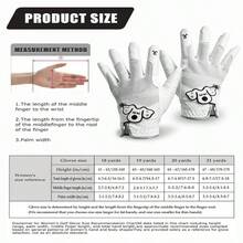 White Women's Golf Fingerless Gloves Lace Mesh Breathable Non-Slip Durable Fashion Pair - White - View 5