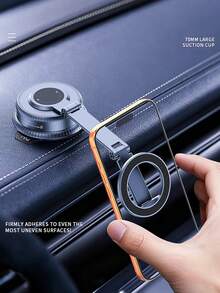 Upgraded Magnetic Car Phone Holder, 360° Rotatable Adjustable, Pocket-Sized Foldable Car Phone Mount - K60 - View 2