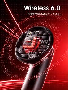 Acer OHR800 Semi-In-Ear Wireless Earbuds, Gaming Headset, Bluetooth 6.0, Low Latency, HD Voice Calls, Stereo Sound Quality, Lightweight, Touch Control, Comfortable Fit, Compatible With IOS/Android Phones - View 5
