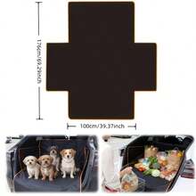 Car Trunk Cargo Liner, Waterproof Full Coverage Trunk Mat, Foldable Easy Clean Protective Pad, Suitable For Cars, SUVs, Trucks, Perfect For Shopping And Travel, Car Accessories, Gift For Men And Women - Trunk Mat - View 6