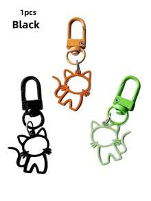 Cute Cat Keychain, Fun Cat Bag Charm, Women's Cute Pet Keychain, Pet Lover Gift - Multicolor - View 11