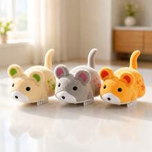 Interactive Cat Toys For Indoor Cats, Electric Mouse Cat Toy With Smart Random Movement, Automatic Moving Plush Mouse With Sound, Chase Exercise Toy For Kittens & Adult Cats - Mouse Toy - View 10
