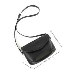 1pc Contrast Color Flap Small Square Bag Unisex Casual Fashion Crossbody Bag Outdoor Portable Phone Bag Shoulder Bag - Multicolor - View 13