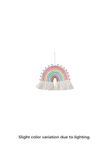 1pc Rainbow Pendant Wall Decoration Item, For Room Decoration, Baby Room Decoration, Baby Products, Newborn Necessities - Multicolor - View 8