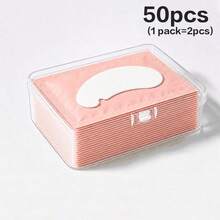 10/50/100/200/300/500 PCS (1 Pack=2pcs) Eye Pads For DIY Eyelash Extensions, Eyelash Application Eye Pads, Beauty Tools - Pink - View 16