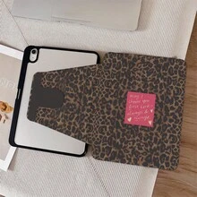 1件豹紋平板支架保護殼，相容 iPad 10代 10.9 吋 2022 智慧殼/Air 13(M3 2025)/Air 11(M3 2025)/11(A16 2025)，相容 OPPO Pad，相容 MatePad，相容 Vivo Pad，相容 Honor Pad，相容 Xiaoxin Pad - 彩色 - 查看 7