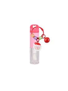 Cute Lip Gloss Tube Keychain With Cherry Santa Claus Lanyard Pendant, Refillable Empty Lip Balm Container, Bag Charm, Sample Storage, Travel Organizer - Multicolor - View 14