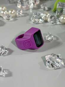Contador de anillos electrónico, contador de anillos digital de mano para aliviar el estrés - Multicolor - Ver 10