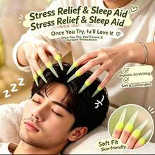 10pcs Professional Tickler New Style Nail Covers Back Scratcher Tool Gentle On Skin Long Nails Stress Relief Sleep Aid Accessory - View 4