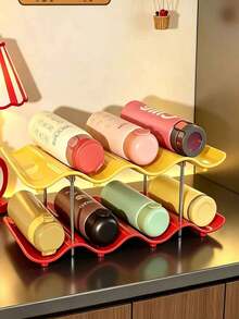 1pc Multi-Layer Stackable Cup Storage Rack, Space-Saving Storage/Display Rack, Suitable For Cups, Wine Glasses, Kitchen Coffee Bar, Desk, Office. - Multicolor - View 7
