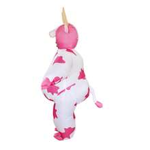 1pc (Blower Not Included) Pink Cow Adult Costume/Party Performance/Daily Wear Funny/Holiday Outfit Performance/Holiday Gift - Multicolor - View 4