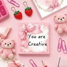 Cute Bow Stickers, Casual Adorable Self-Adhesive Sticky Notes, Suitable For Home, School And Office Gifts For Women - one-size - View 7