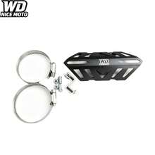 WD NICE MOTO Motorcycle Accessories For Customization: Front Shock Absorber Decorations, Exhaust Pipe Heat Guard, Fork Cover, Personalized Universal Shock Absorber Cover - A - View 3