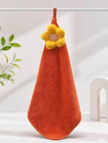 1pc/4pcs/8pcs Approx. 13.4*13.4 Inch Cute 3D Fruit Star Decorative Hanging Towel, Soft Coral Fleece Absorbent Kitchen Bathroom Wiping Cloth, Kids Favorite Towel, Quick Dry Soft Fluffy - Multicolor - View 17