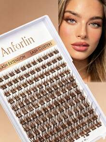 Black Lash Clusters, D-Curl, 0.07D Hand-Applied, Delicate And Lightweight, Long-Lasting And Durable, Suitable For Beginners To Use At Home Or On The Go. - D - View 6