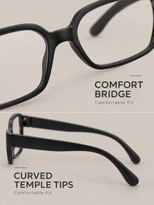 Blue Light Filtering Glasses With Clear Lenses Reduce And Filter Blue Light Emitted From Screens. Suitable For Indoor Office Use And Short-Term Outdoor Use, They Are Ideal For People Who Work, Study, Or Frequently Use Their Mobile Phones. - Glasses [Clear Lens] - View 6