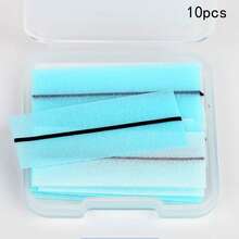 Black Eyelash Extension Tape, Temperature Sensitive Refill, Jelly Texture, Glue-Free Self-Adhesive False Eyelash Tape, Eyelash Tape Tool - Black - View 10
