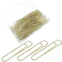 2 Inch Large Paper Clips, Rose Gold, 100Pcs - Lavender - View 6