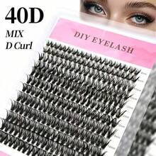 B/C/CC/D Curl Easy-To-Fan Dense Eyelash Extensions Handmade Fan Eyelash Strips Single Eyelashes 0.05/0.07mm Thickness - C - View 11