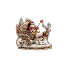 1 Buah Figur Santa Claus Kereta Luncur Rusa Akrilik Gaya Bohemian, Hiasan Bertema Natal - MultiWarna - View 7