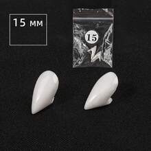 2pcs Personalized Hot-Selling Halloween Vampire Resin Fake Teeth Cosplay Accessories Funny April Fool's Props - White - View 10