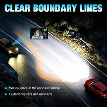 TOAUTO 2pcs 60W Brand New H3 LED Headlight Hi/Low Beam Bulbs Super Bright White, 500% Brighter Plug And Play - A - View 7
