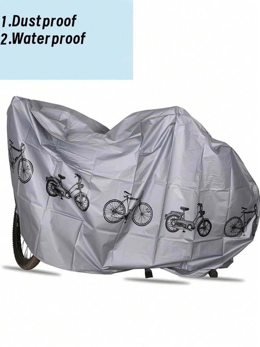 Heavy Duty Bicycle/Electric Bicycle/Motorcycle Cover - All-Weather Protection, Easy To Clean, The Best Choice For Garages, Suitable For Most Bicycles, Motorcycles, Mountain Bikes, Scooters, And Outdoor Equipment - Multicolor - View 1