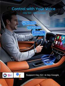 REMAX Adaptor CarPlay & Android Auto Nirkabel 2-in-1, Mengubah CarPlay/Android Auto Berkabel Menjadi Nirkabel, Pasang dan Mainkan, Terhubung Kembali Otomatis, Koneksi Cepat dan Stabil, USB-A dengan Adaptor USB-C, Aksesori Mobil, Perlengkapan Mobil, Perlengkapan Otomotif - KY-4283 - View 6