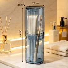 Toothbrush Storage Box Portable Mouthwash Cup Toothpaste Storage Box Toiletry Set Travel Supplies Portable Toothbrush Cup - Multicolor - View 14