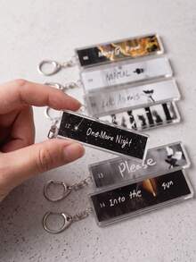 7pcs ARIRANG Acrylic Keychains, ARIRANG TRACK LIST, K-Pop Friendship Bag Charms, Tour Merchandise, Concert Essentials, Tour Must-Haves, Fan Support Items, Fan Freebies, Music Festival Merchandise, Perfect Decoration For Concert Bags, Perfect Gift For Fans, Party Favors - Multicolor - View 5