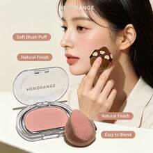 HERORANGE Baking Series Cushion Puff, Unique Cookie Shape, Wet‑Dry Dual‑Use, Minimizes Powder Waste, Soft Comfortable Sponge For Foundation And Setting Powder Makeup - Multicolor - View 7