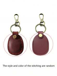 Cute Retro Style Highland Cattle Bead Bracelet PU Leather Keychain, Access Card Holder Tassel Decor Bag, Charm Car Key Ring Gift, Unisex, Daily Essential, Birthday, Ramadan, Christmas Gift - Multicolor - View 10