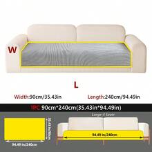 1PC Cream-Style Plush Velvet Jacquard Sofa Cushion Cover – Non-Slip, Pet-Friendly, All-Season, Machine Washable Suitable For 1-4-Seater Sofas. Decorative Protective Slipcover / Throw Cover – Dustproof, Durable, And Resistant To Pet Scratching. - Multicolor - View 15