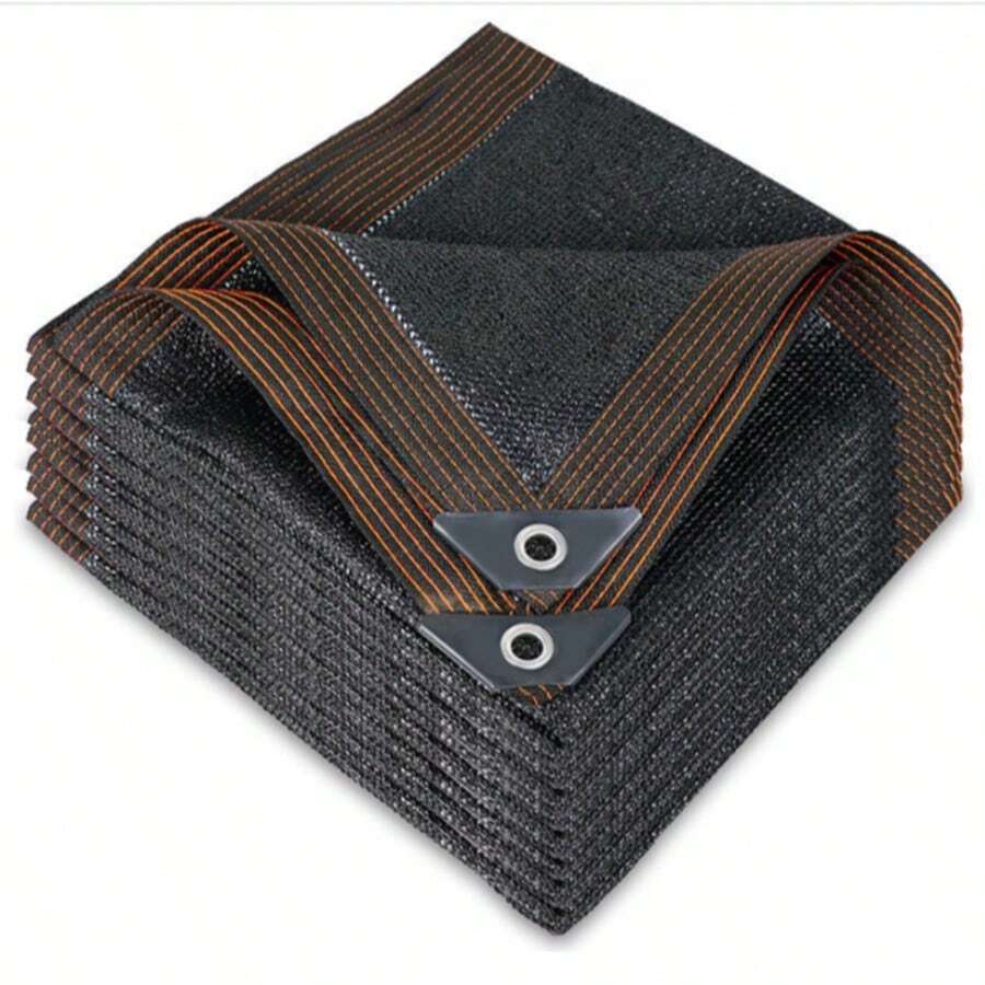 40% Shade Rate Black Shade Cloth, Waterproof Durable Mesh Fabric With Grommets, UV Resistant Frost-Proof Garden Cover, Suitable For Greenhouse, Gazebo, Plant Shelter, - One Size - View 1