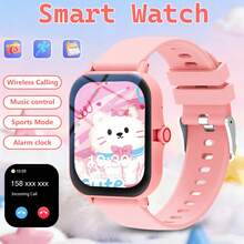 Kids Smart Watch: Supports Wireless Calling, Pedometer, Music Control, Remote Camera, Alarm Clock And More. Compatible With Android/IOS Phones, Equipped With 260mAh Battery. - Multicolor - View 14