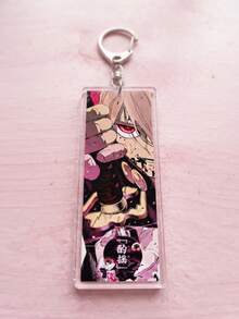1Pc/3Pcs Kagurabachi Theme Acrylic Keychains, Featuring "Enten", "Tobimune" And "Kumeyuri" Cursed Swords And Character Close-Up Designs, Fashionable Bag Charm, Suitable For: Back To School, Gift For Anime Fans, Exquisite Collection, All Seasons - Multicolor - View 7