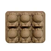1pc Mini Capybara Ice Mold, 6-Cavity Capybara Ice Mold, Capybara Ice Film, Capybara Ice Film, Creative Ice Film, Cute 3D Ice Cubes, Suitable For Drinks, Parties And Gifts - B - View 9