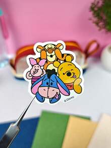 50pcs Disney Winnie The Pooh Stickers , Official Cartoon Vinyl Decals For Scrapbooking Journaling Card Making, Cute Decals For Planner Notebook Calendar Pencil Case, Teacher Classroom Prize Box, Students Holiday Gift - Multicolor - View 9