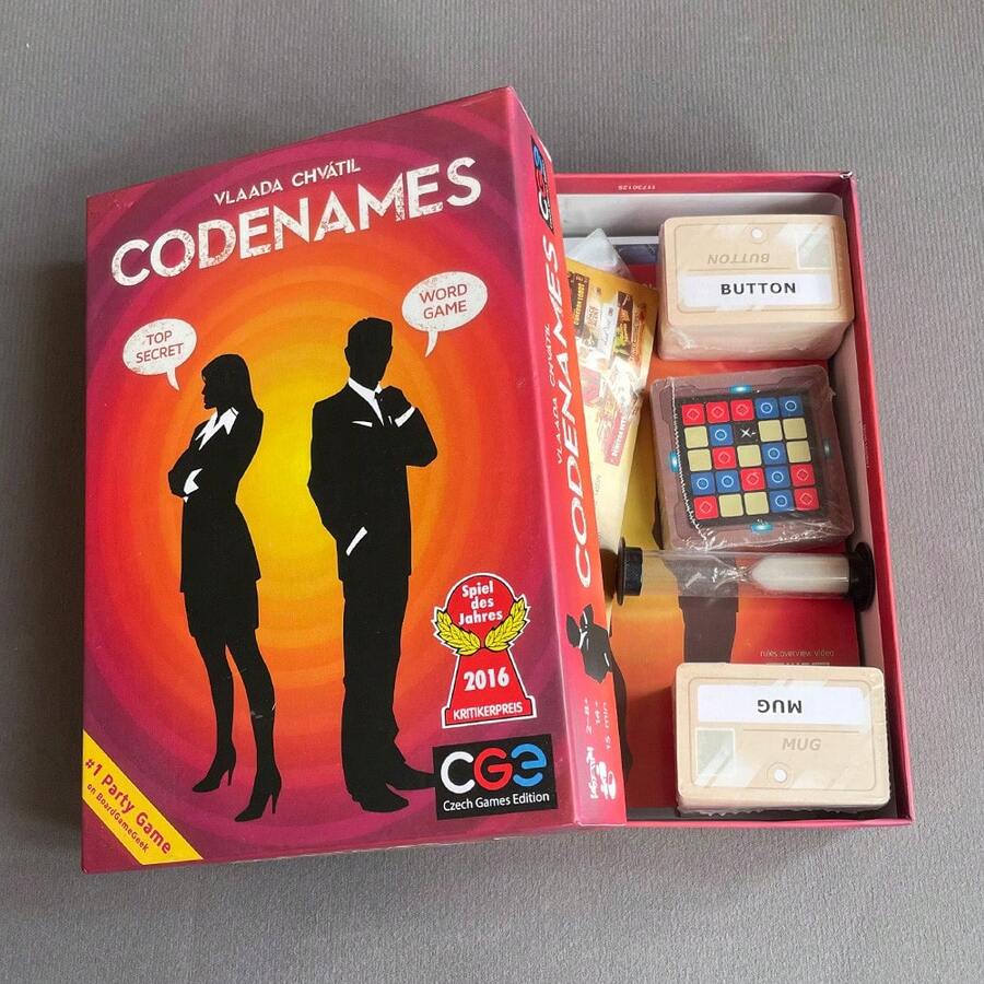 CODENAMES Word Association Game Undercover Game Party Board Game For Adults, Family Party Entertainment Game Cards - Multicolor - View 1