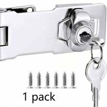 1pc Combination Padlock, Security Lock, Metal 3-Digit 3-Inch Combination Lock, Suitable For Cabinets, Wardrobes, Pet Doors, Mailboxes, Drawers - CC - View 14