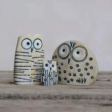 Owl Gift Animal Statue Funny Owl Decor Bird Art Sculpture Ornament Suitable For Home, Balcony, Desktop Decoration Gift For Friends Home Gift, Holiday Gift, Christmas, Halloween Gift - Multiple Styles - View 7