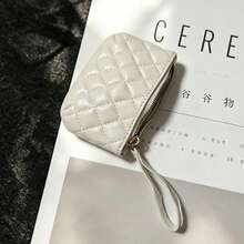 2026 New European And American Fashion Rhombus Mini Clutch Wallet, Women's Portable Multi-Card Slot Key Coin Small Wallet - Multicolor - View 4
