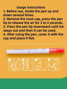 48pcs Double-Line Outline Pen, Student Drawing Marker, Fluorescent Pen, Drawing Notebook, Line Drawing Pen. School Start Season, Christmas Drawing, Halloween Drawing, Student Supplies. - Sets - View 7