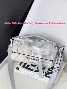 Mini Size Bag Refer To Measurements For Scale New 2026 Ita Bag Women Multi-Pocket Utility Crossbody Bag Y2K Harajuku Style Ita Bag Small Messenger Bag - Multicolor - View 9