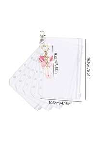 File Pouch Loose-Leaf Zipper Storage Bag, Zipper Storage Bag Set, Transparent Document Bag, Receipt Organizer Bag, Can Store Medicine, Band-Aids, Small Stationery, Compatible With Loose-Leaf Notebook, Suitable For Students, Office Workers, Moms, Back To School Season Daily Travel Use, Desktop Organization, Portable Storage, Multi-Functional Waterproof Compartment Bag, Portable Classification Organizer Bag, Commute Campus Practical Small Gift - Multicolor - View 13
